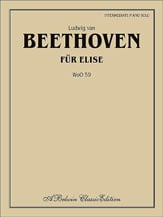 Fur Elise piano sheet music cover